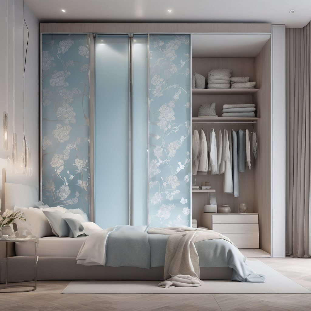 Lacquered glass shutters